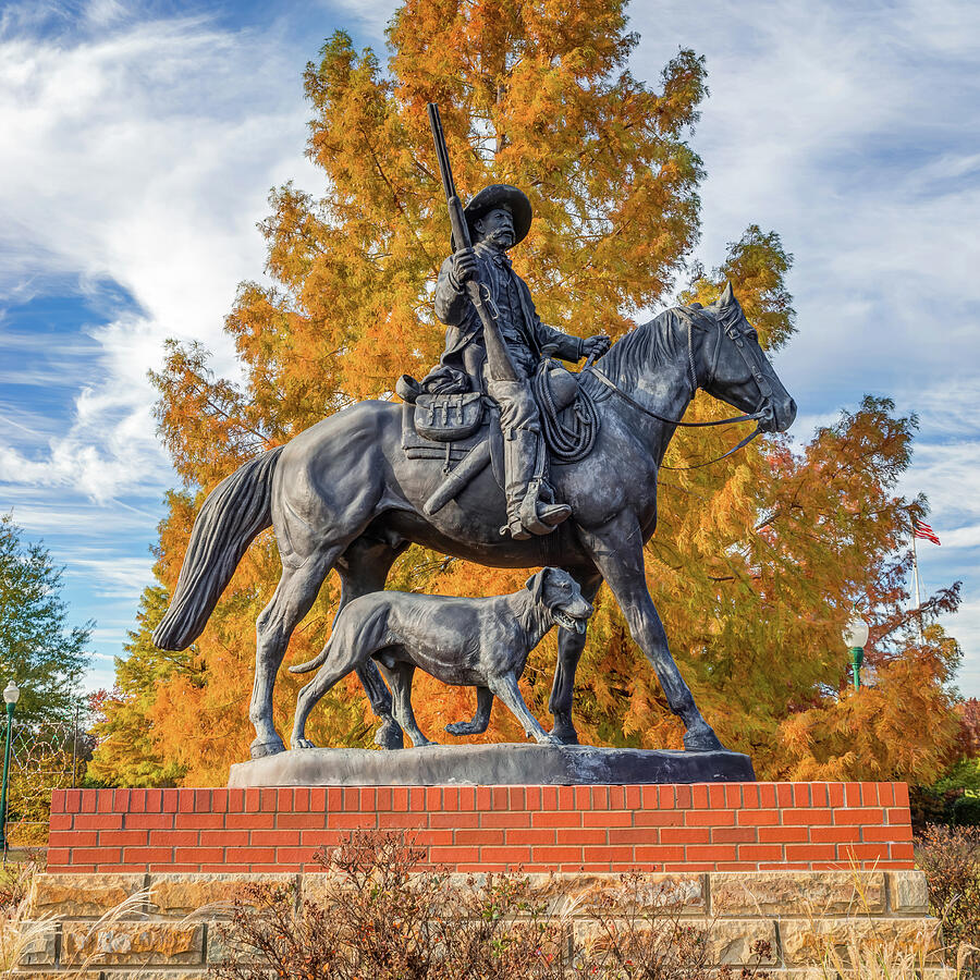 Bass Reeves Monument in Fort Smith Arkansas NHS 1x1 Photograph by