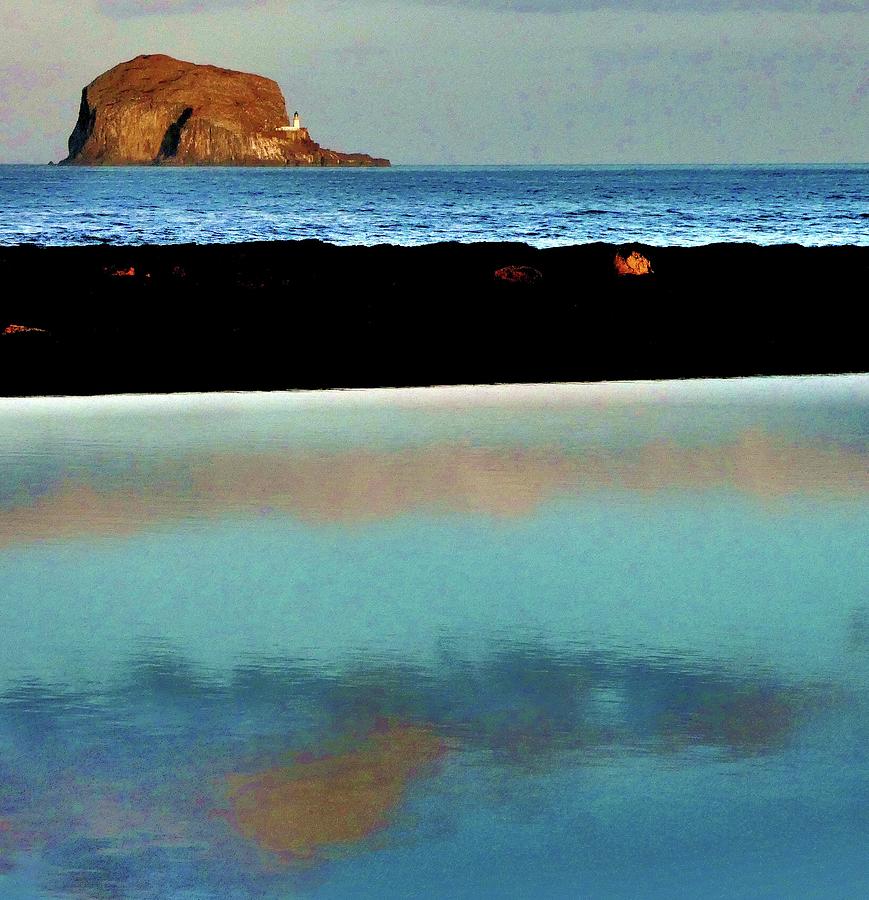 Bass Rock and Paddling Pool Photograph by Nik Watt