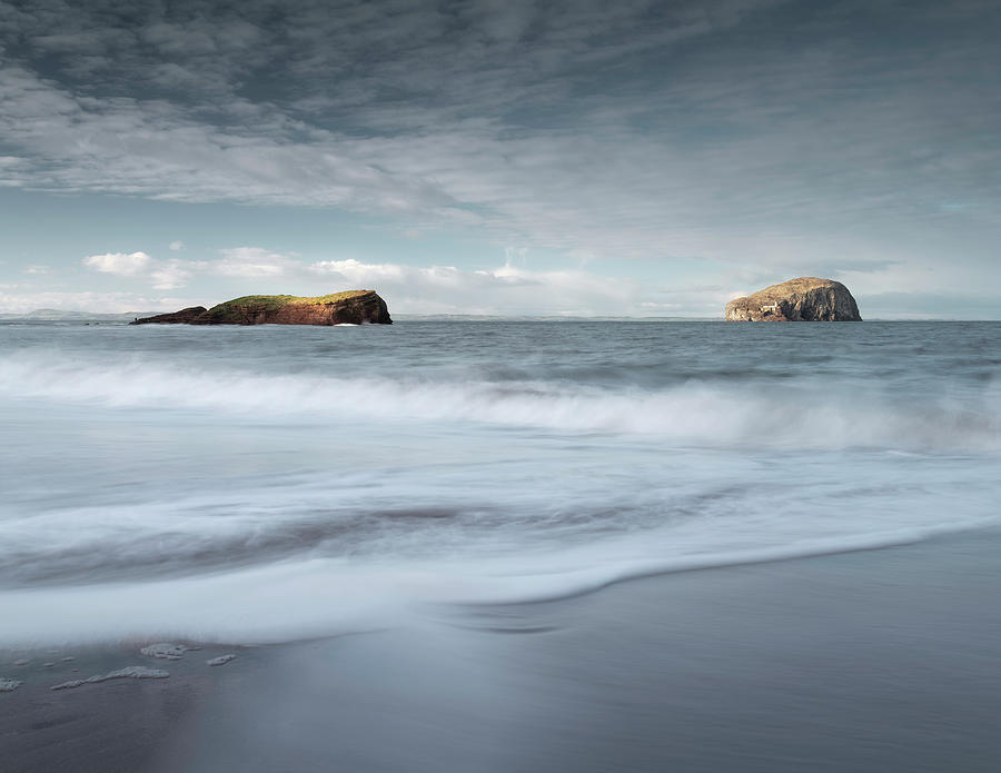 Bass Rock and Seacliff Beach Photograph by Anthony McGeever - Fine Art