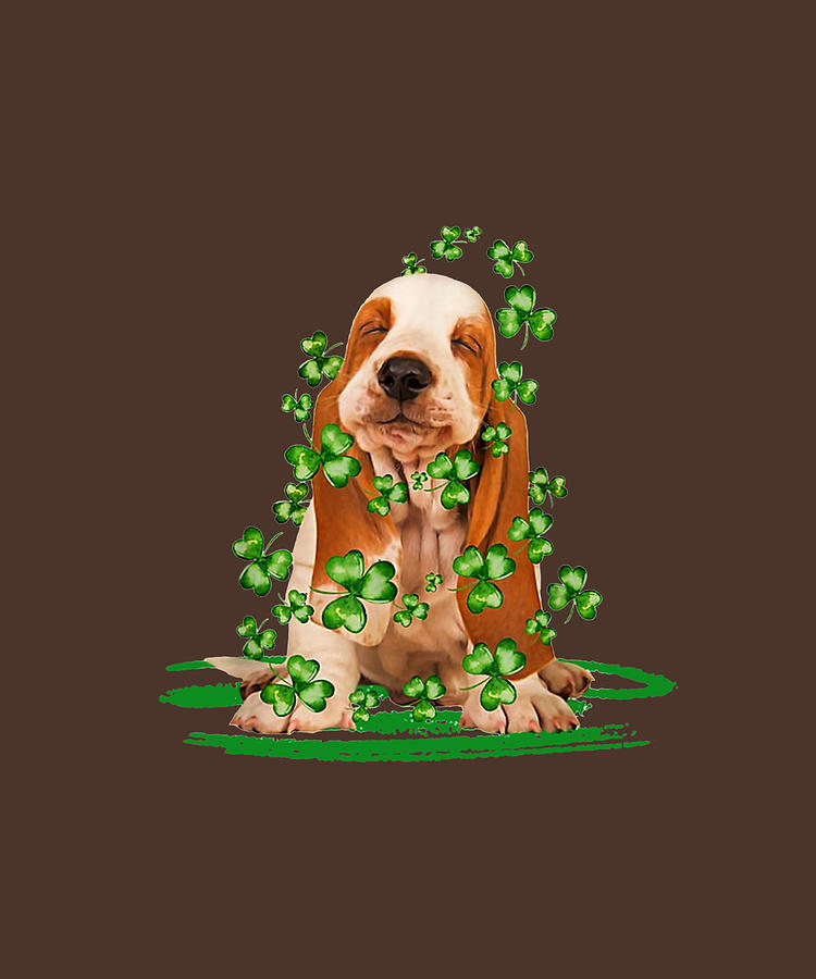 Lucky Shamrock Basset Hound Mom St Patrick Day Woman Shirt Lucky Shamrock Basset Hound Mom St Patrick Day Woman Shirt