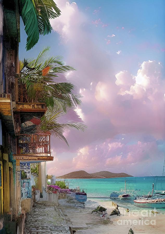 Basseterre Saint Kitts And Nevis Dreamscape View Digital Art By Christina F Modernism Fine 