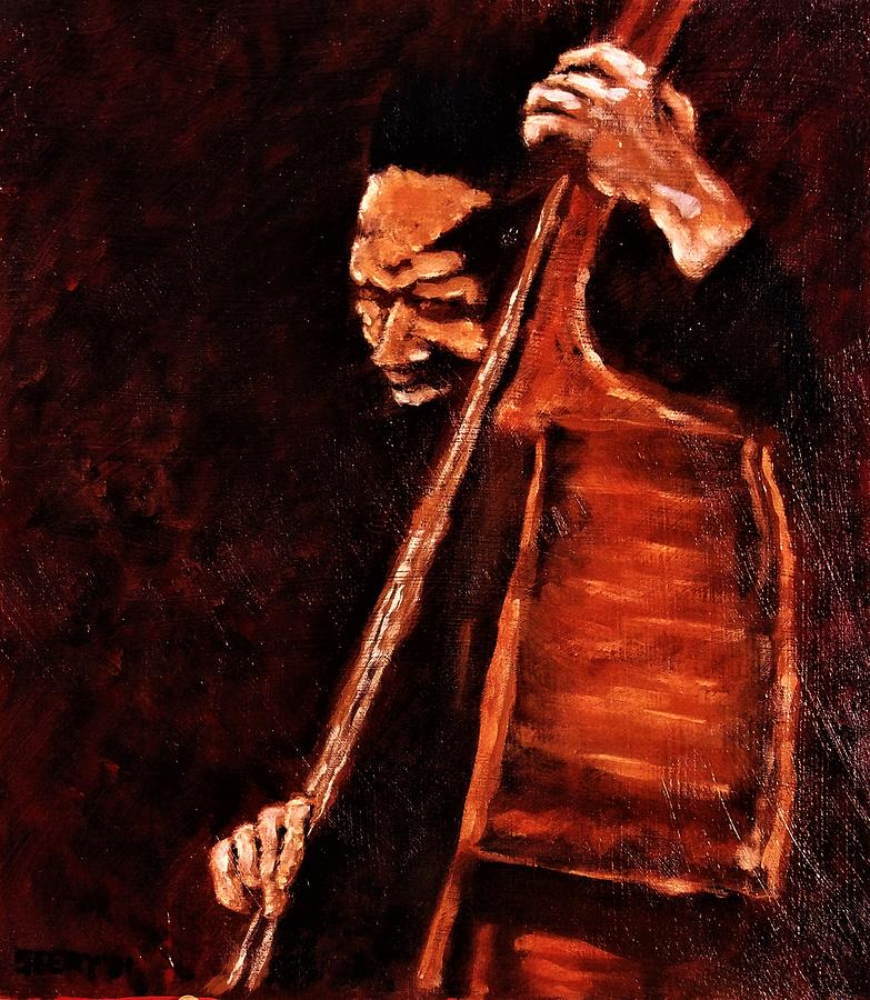 Bassist Painting by Timothy Seery | Fine Art America