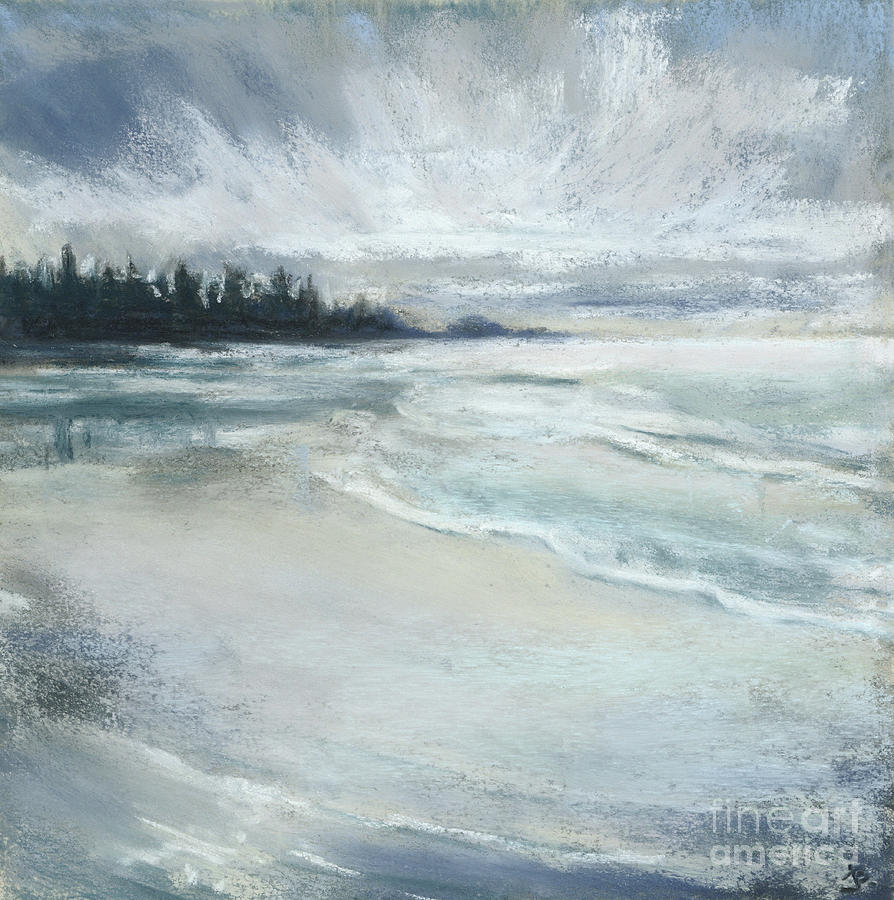 Bastendorff Beach Painting by Jill Battaglia