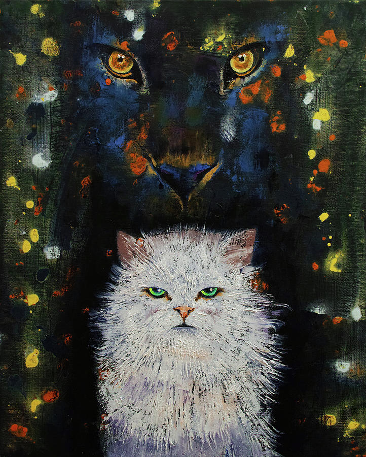 Bastet Painting by Michael Creese