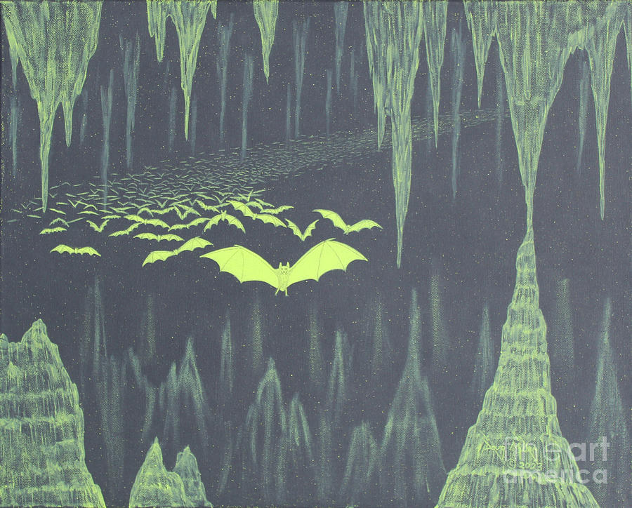 Bat Cave Painting by Doug Miller