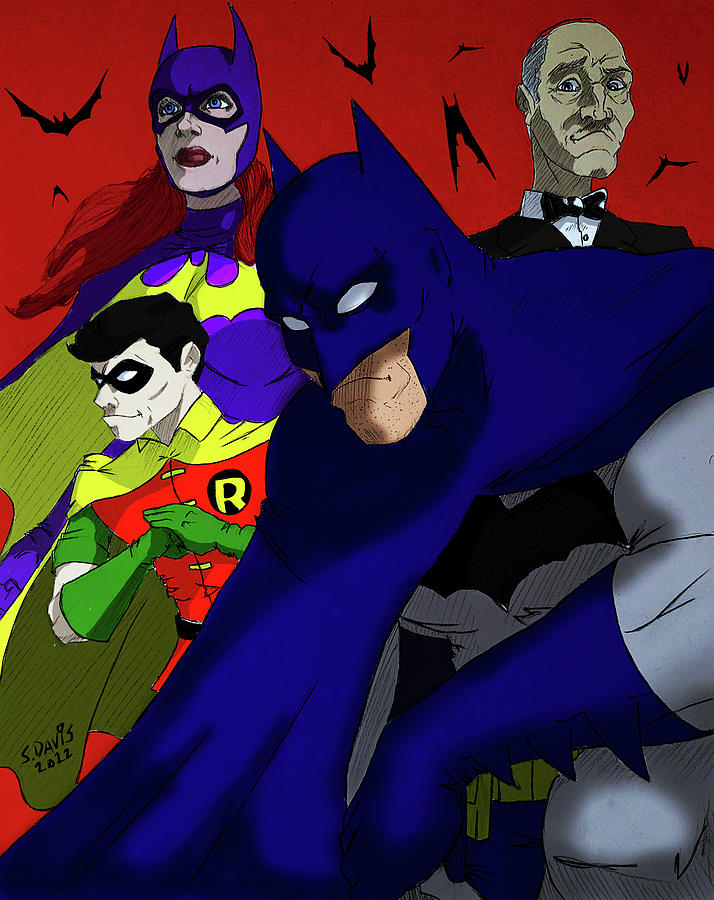 Bat Family Mixed Media by Scott Davis - Fine Art America