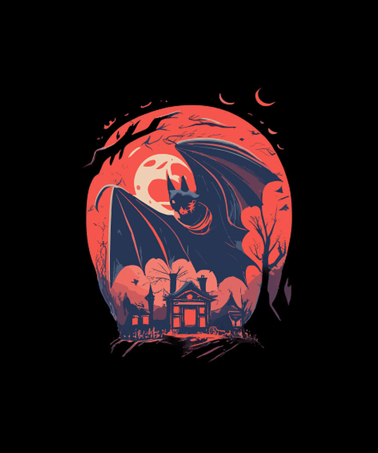 Bat Mixed Media - Bat Spooky by Praveen Sahu