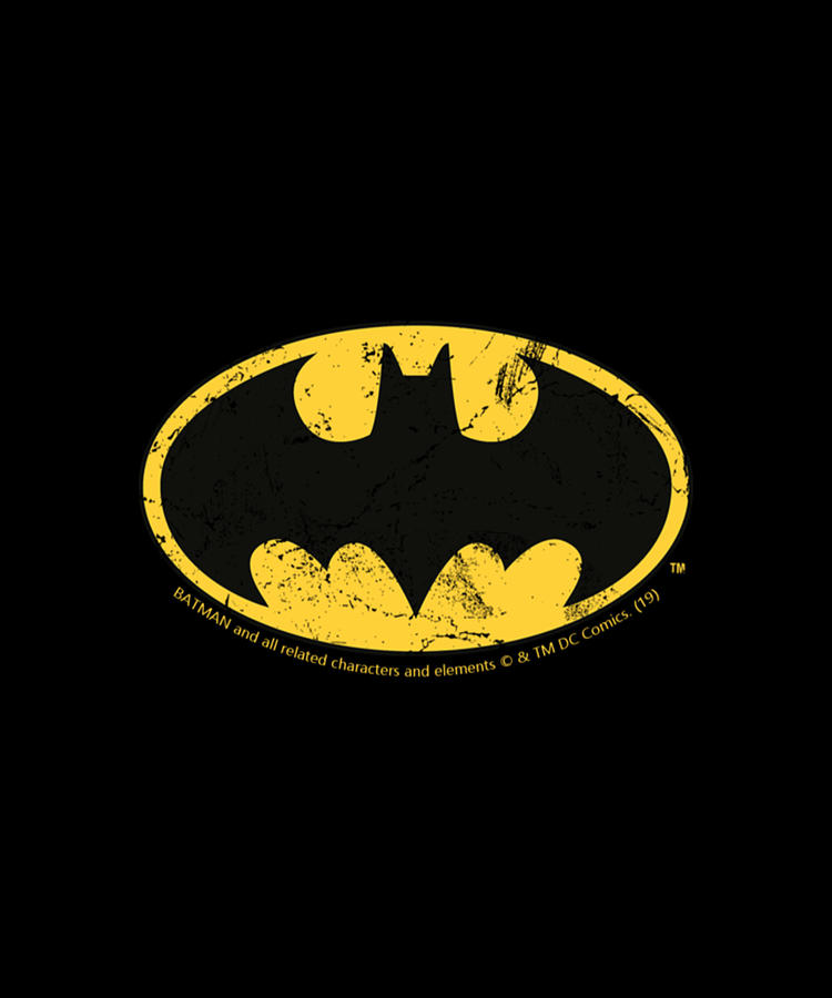 Bat Vintage Logo Used Look Digital Art by Khao Shirt - Fine Art America