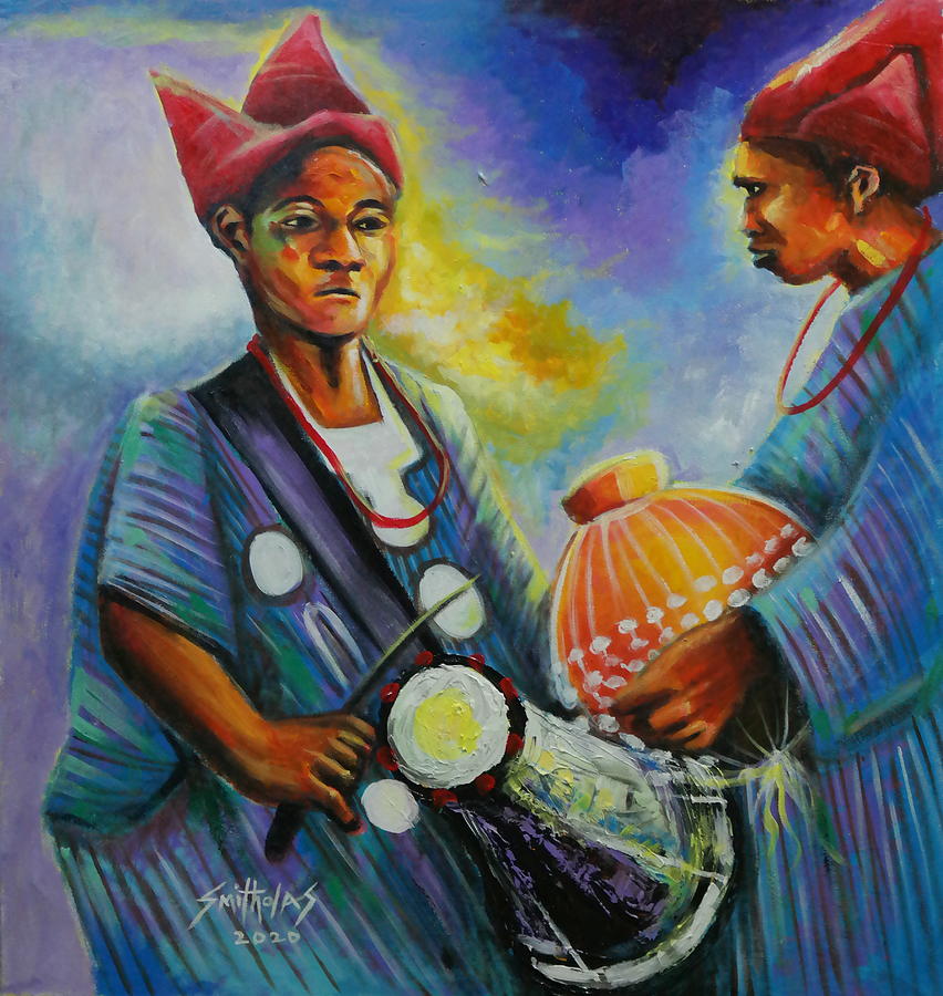 Bata Melody Makers Painting by Olaoluwa Smith