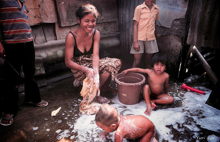 Bath in Jakarta Indonesia Photograph by Yuri Lev
