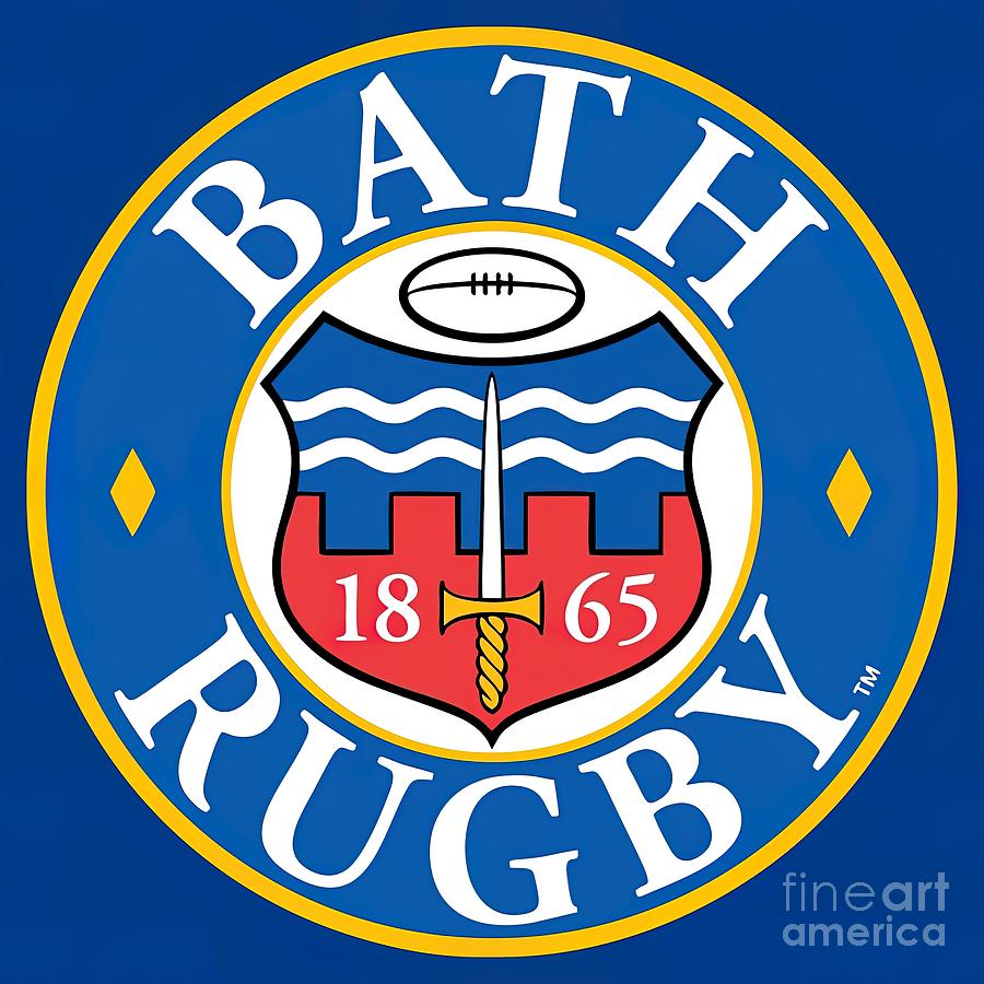 Bath rugby Painting by Davis Davies Fine Art America