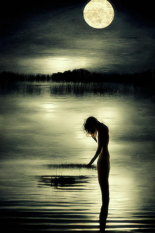 Bathed In Moonlight Digital Art by Gary Blackman