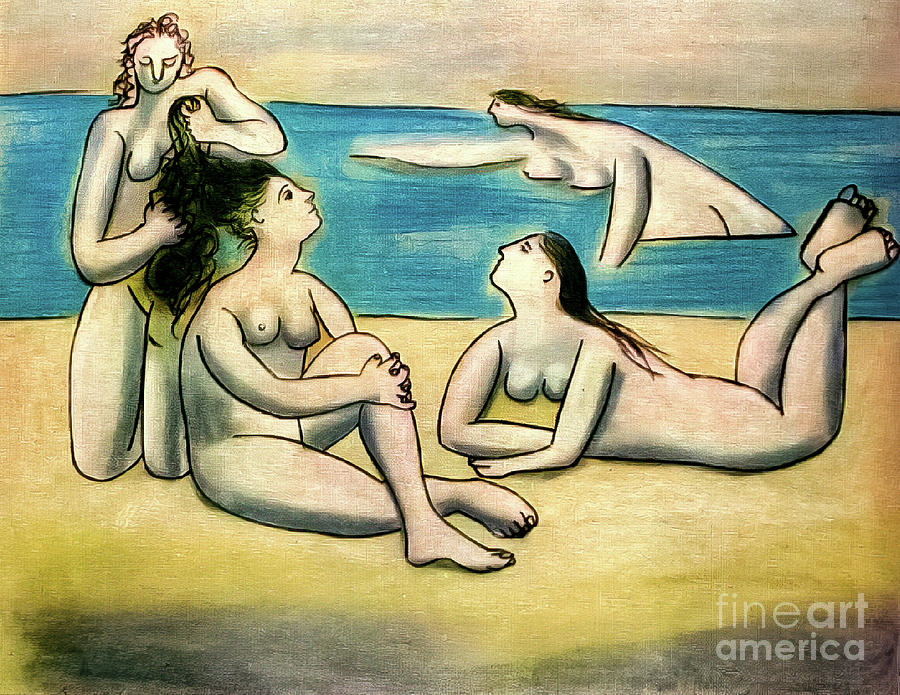  Pablo Picasso Large bather 1929 z11659 A3 Poster on
