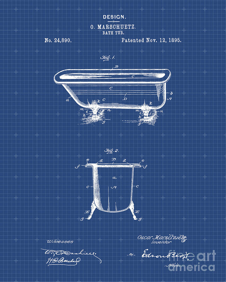 Bathtub Digital Art by Visual Design