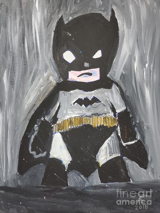 Batman Painting by Abstract Edge - Pixels