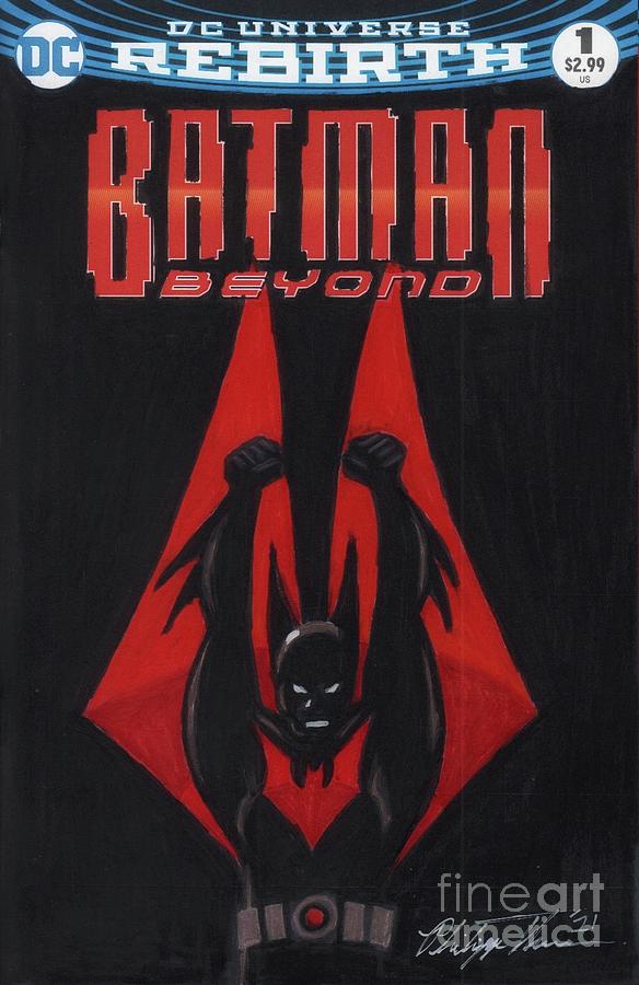 Batman Beyond #1 Drawing by Philippe Thomas