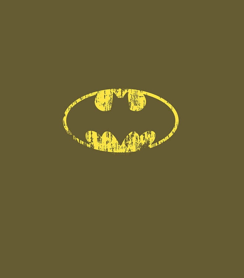 Batman Classic Logo Distressed Gray Photograph by Joseph Arty - Fine ...