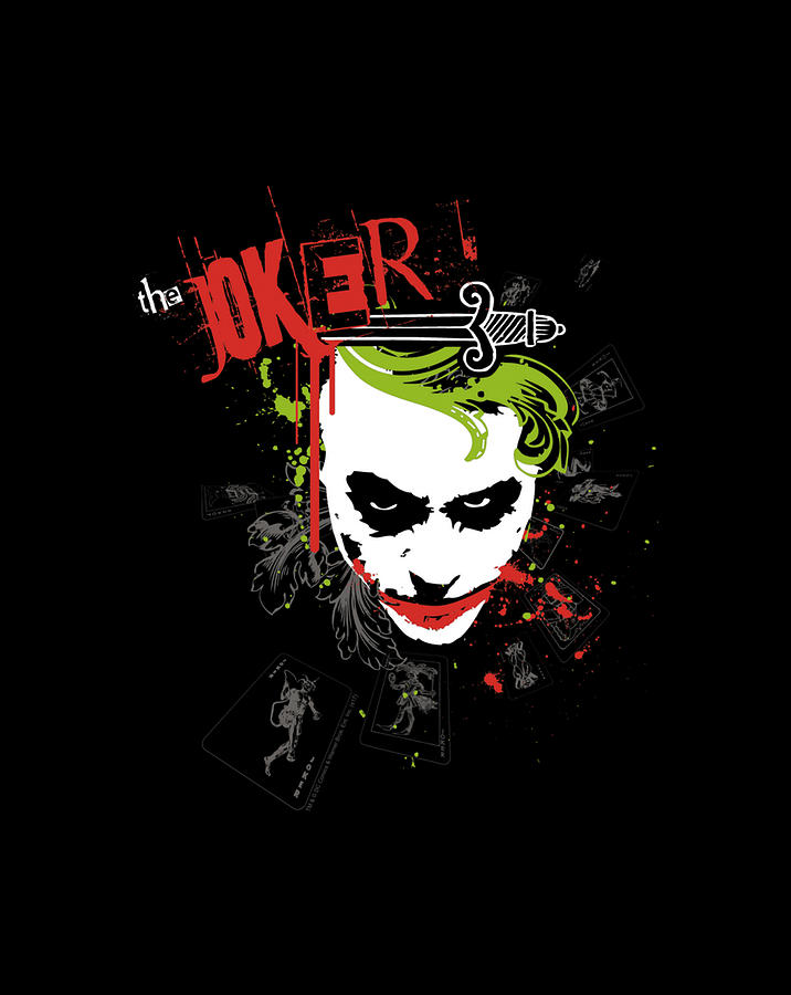 Batman Dark Knight Joker Cards Deck Digital Art by Frank Nguyen