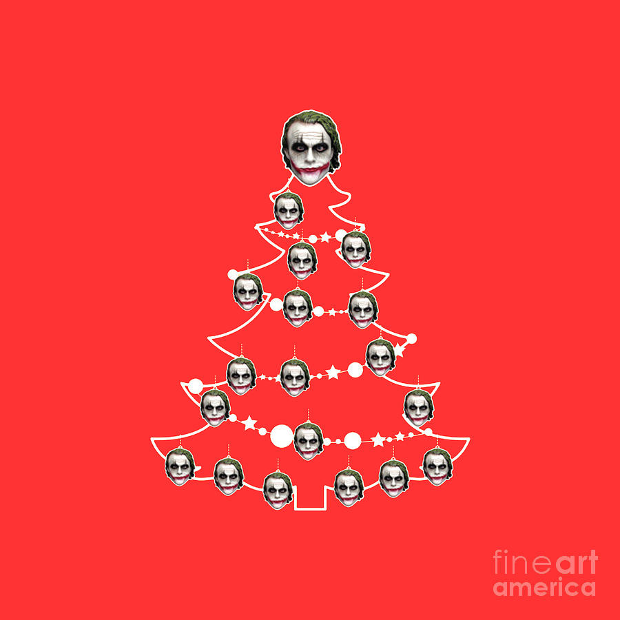 Batman Dark Knight Joker Christmas Tree Baubles Digital Art by Amin Sholeh  - Pixels