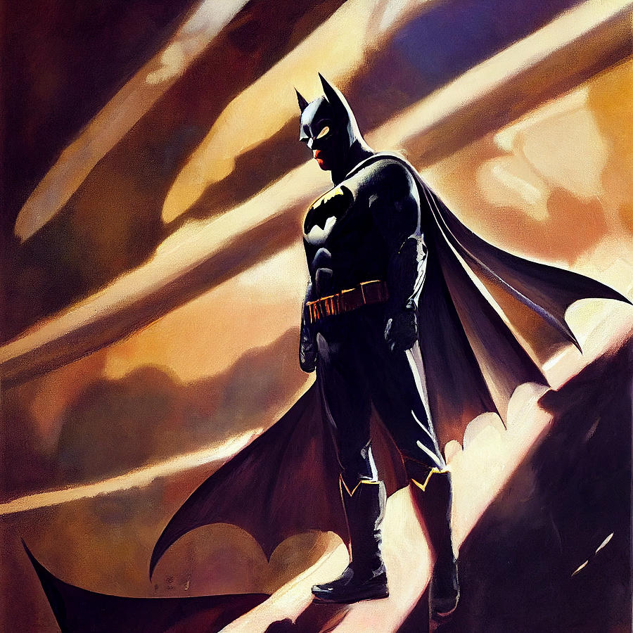 Batman Painted By Sorolla Oilpaint Museum Golden Sunli 74bdb56c 7e1c ...