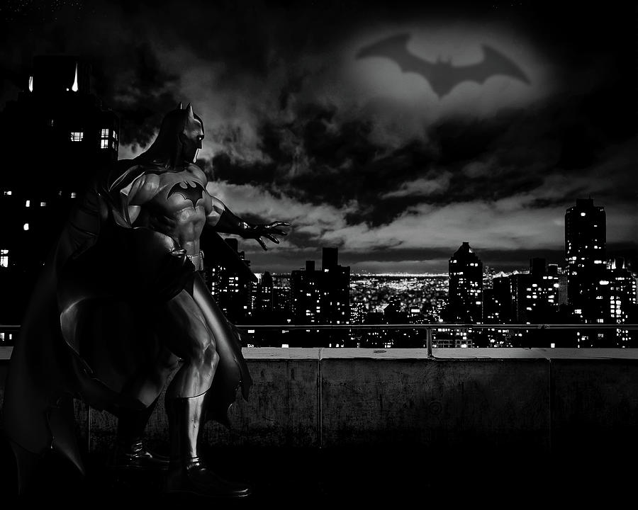 Batman - The Signal Photograph by Blindzider Photography