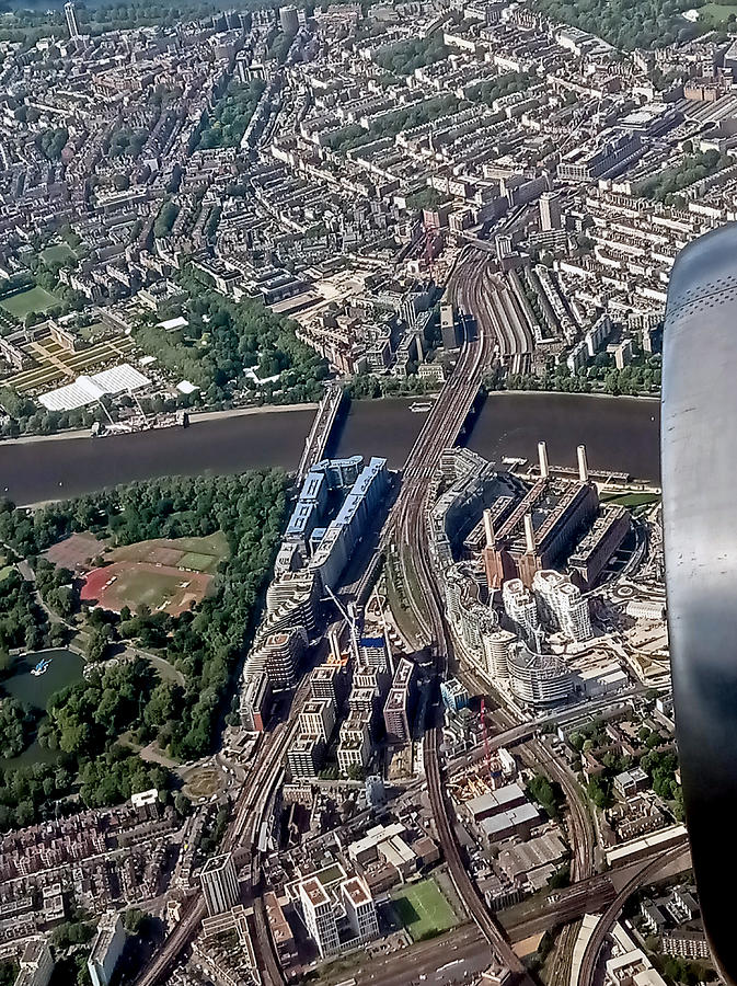 Battersea from the air Photograph by Martin Smith