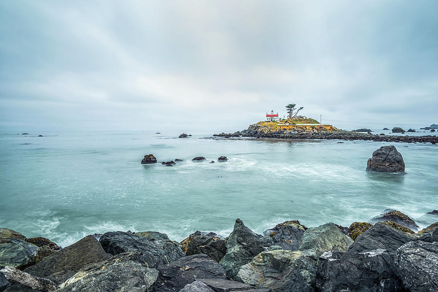 Battery Point Lighthouse From The Rocks Photograph by Joseph S Giacalone