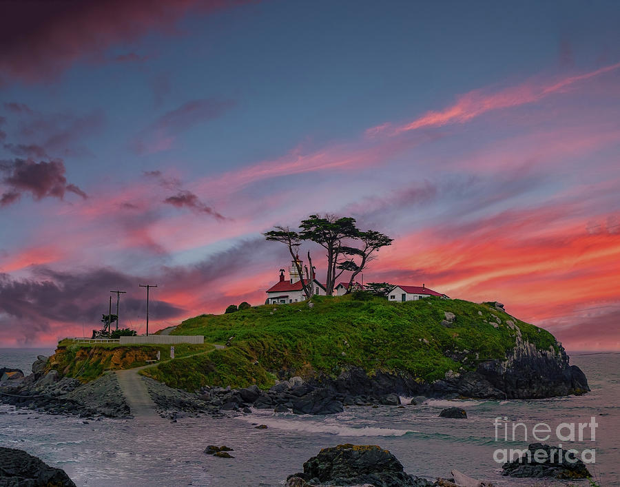 Battery Point Light on the Pacific Photograph by Nick Zelinsky Jr