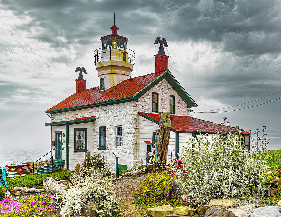 Battery Point Lighthouse Photograph by Nick Zelinsky Jr