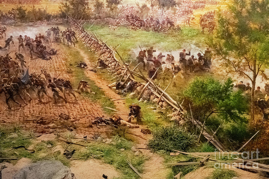Battle at Gettysburg Photograph by Bob Phillips
