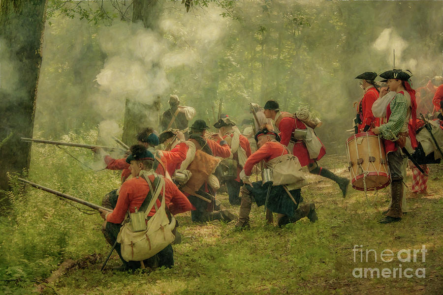 Cook Forest Digital Art - Battle Haze French and Indian War by Randy Steele