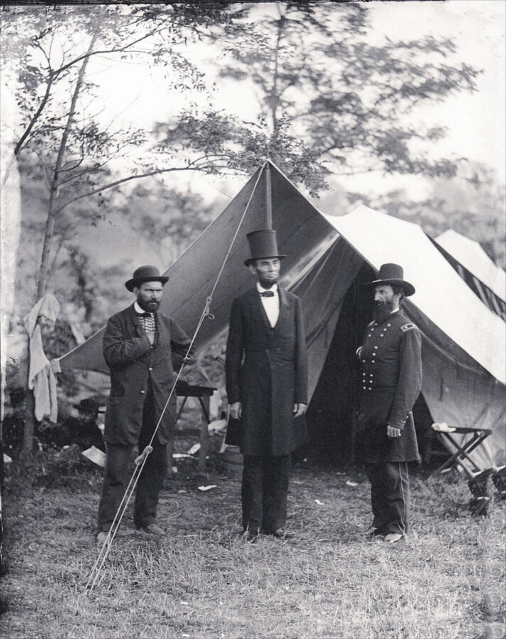 Battle of Antietam, President Lincoln, MD Allan Pinkerton, Major ...