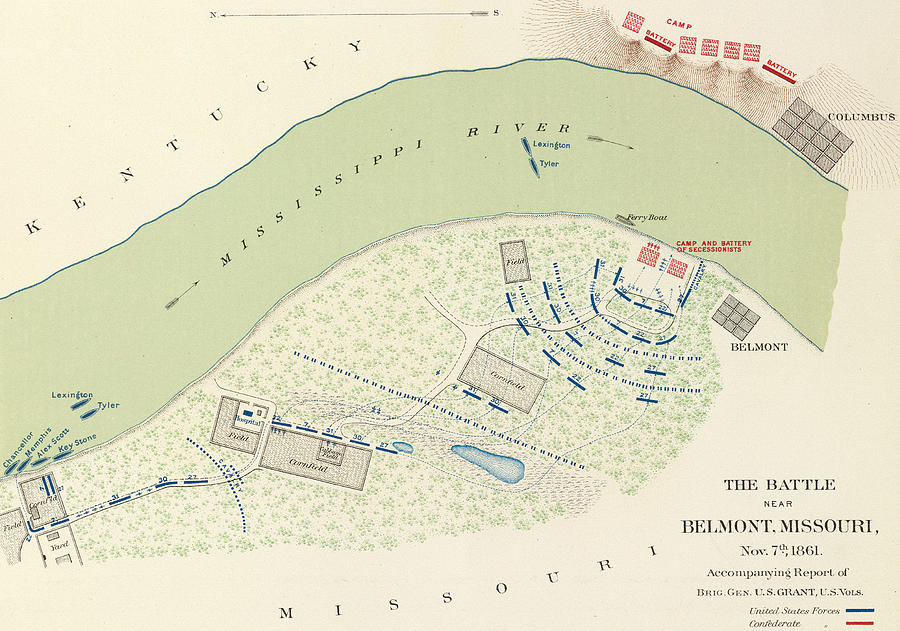 Battle Of Belmont Map Drawing By Timeless Geo Maps Pixels