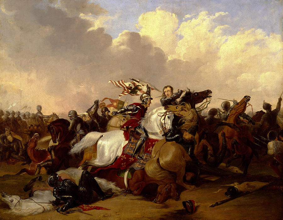 Battle of Bosworth Painting by Abraham Cooper - Fine Art America