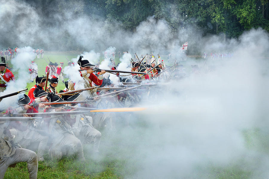 Battle of Brandywine Reenactment Photograph by Fred Weyman Fine Art