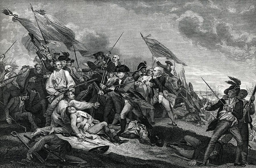Battle Of Bunker Hill Drawing by Traveler1116