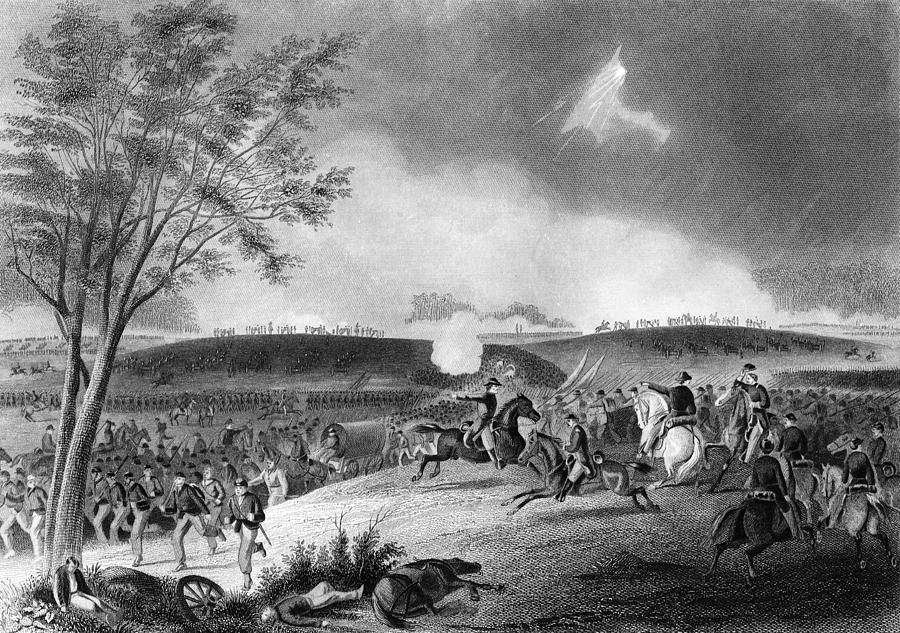 Battle of Chancellorsville - American Civil War Drawing by Andrew_Howe