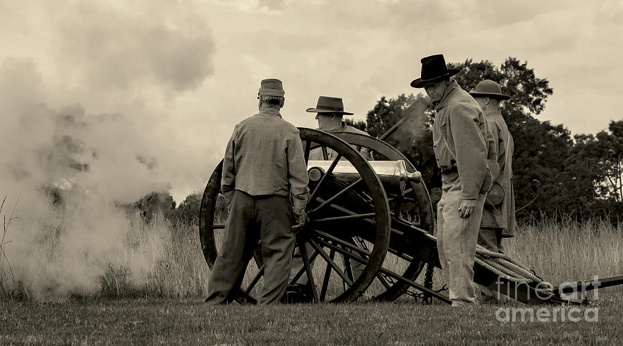 Battle of Chickamauga Re-Enacted Photograph by Neala McCarten