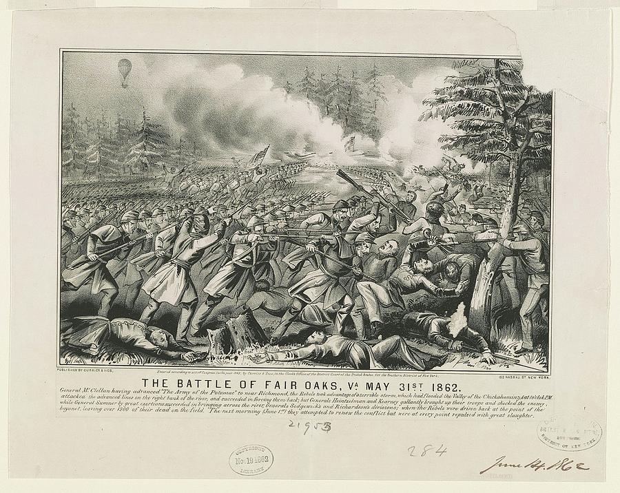 Battle of Fair Oaks Va May 31st 1862 Photograph by Popular Art - Fine ...