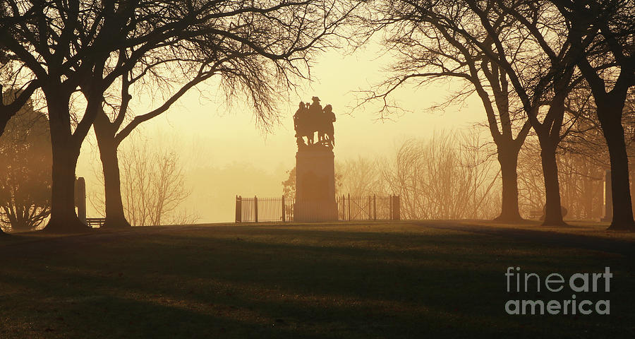 Battle of Fallen Timbers Monument at Sunrise 8955 Photograph by Jack Schultz