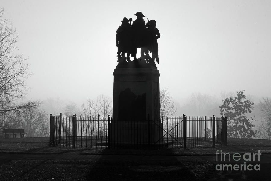 Battle of Fallen Timbers Monument at Sunrise 8968 Photograph by Jack Schultz