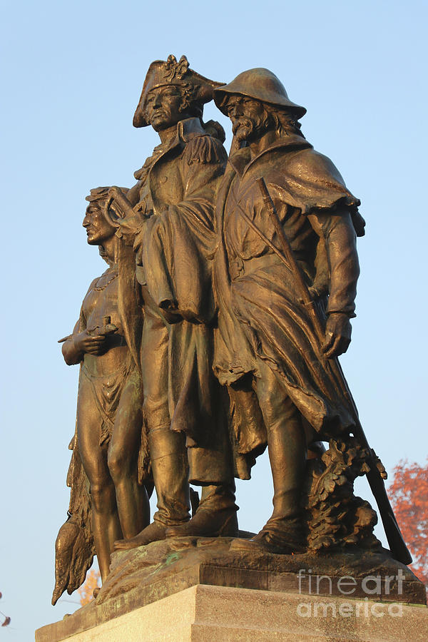 Battle of Fallen Timbers Monument at Sunrise 8976 Photograph by Jack Schultz