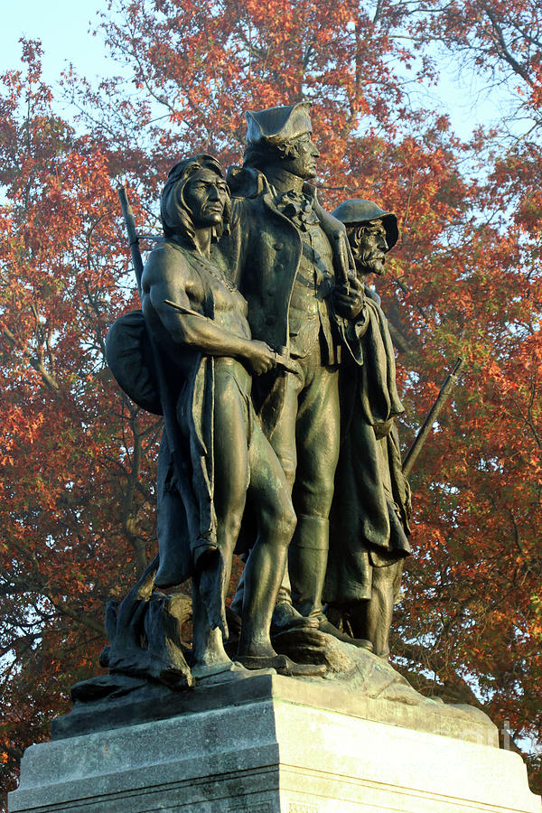 Battle of Fallen Timbers Monument at Sunrise 8987 Photograph by Jack Schultz