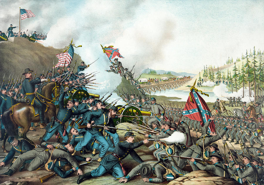 Battle Of Franklin Drawing