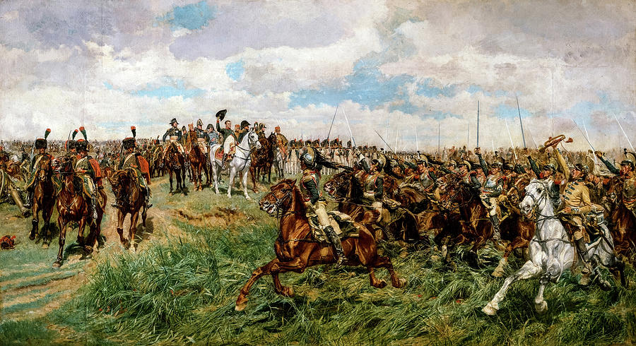 Napoleon Bonaparte Painting - Battle of Friedland, 1807 by Ernest Meissonier
