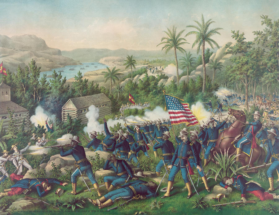 Battle Of Las Guasimas Drawing