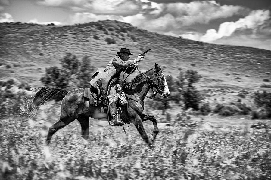 Battle of Little Bighorn reenactment Photograph by Christian Schroeder ...