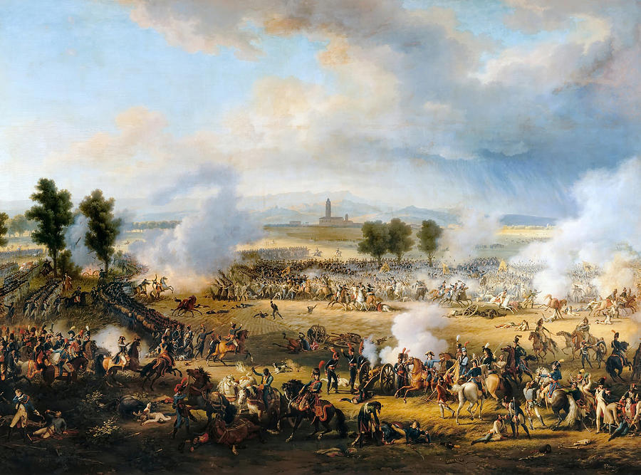 Horse Painting - Battle of Marengo by Louis Francois Baron Lejeune