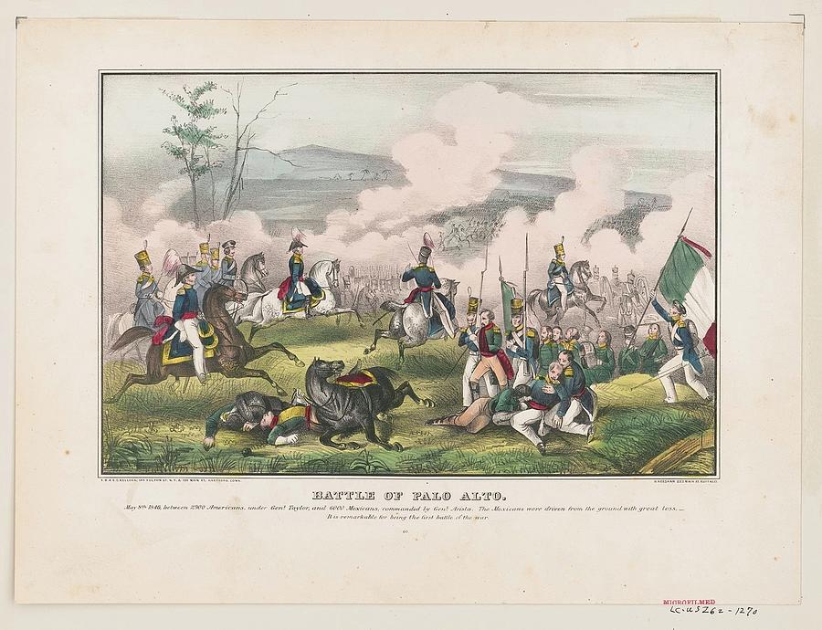 Battle of Palo Alto May 8th 1846 between 2900 Americans under Genl ...