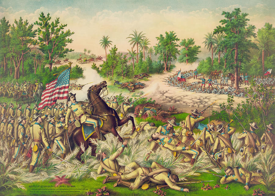 Battle Of Quingua Painting